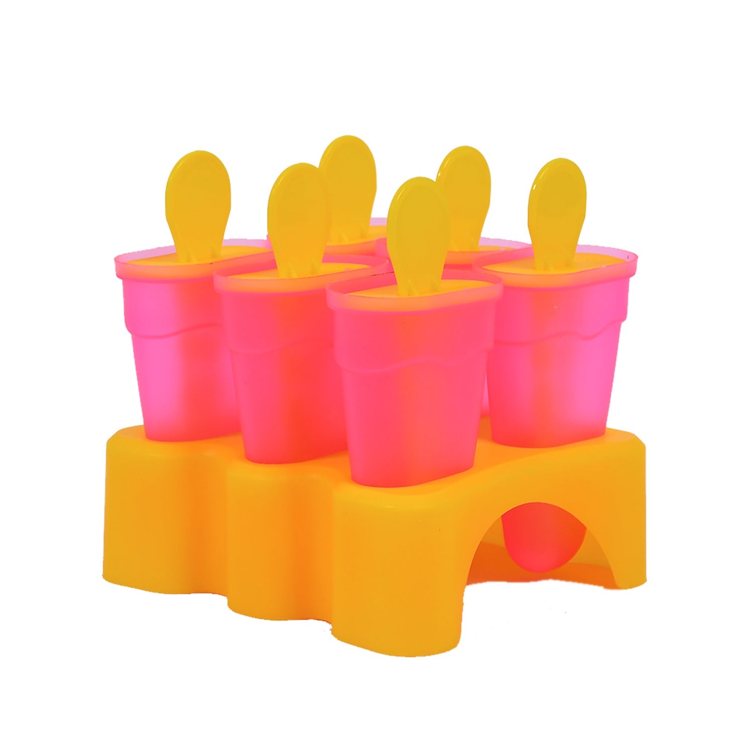 2261 Kulfi Maker Moulds Set Plastic Homemade Kulfi Mould 6pcs Set For Freezer Use DeoDap 2261 Kulfi Maker Moulds Set Plastic Homemade Kulfi Mould 6pcs Set For Freezer Use DeoDap
